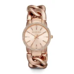 Michael Kors Stainless Steel Bracelet Nini Ρολόι Με Ροζ Χρυσό Μεταλλικό Μπρασελέ MK3236