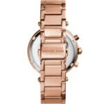 Michael Kors Parker Crystals Ρολόι Χρονογράφος Με Μεταλλικό Μπρασελέ σε Ροζ Χρυσό χρώμα MK5491 - Image 2