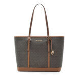 Michael Kors 35S0GTVT1BRWN Δερμάτινη Γυναικεία Τσάντα Ώμου Σε Καφέ