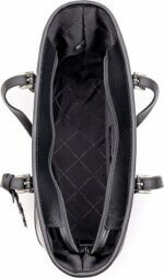 Michael Kors 35S0GTVT1LBLCK Δερμάτινη Γυναικεία Τσάντα Ώμου Σε Μαύρο - Image 3