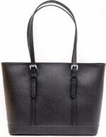 Michael Kors 35S0GTVT1LBLCK Δερμάτινη Γυναικεία Τσάντα Ώμου Σε Μαύρο - Image 2
