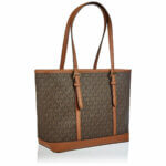 Michael Kors 35S0GTVT1BRWN Δερμάτινη Γυναικεία Τσάντα Ώμου Σε Καφέ - Image 3
