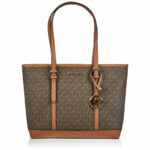 Michael Kors 35S0GTVT1BRWN Δερμάτινη Γυναικεία Τσάντα Ώμου Σε Καφέ - Image 2
