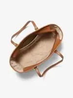 Michael Kors 35S0GTVT1BRWN Δερμάτινη Γυναικεία Τσάντα Ώμου Σε Καφέ - Image 4