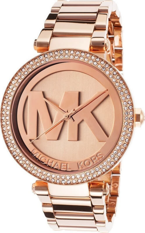 Michael Kors Parker Ρολόι με Ροζ Χρυσό Μεταλλικό Μπρασελέ MK5865 - Image 3