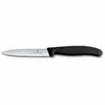 Victorinox Swiss Classic Μαχαίρι Κουζίνας Μυτερό Από Ανοξείδωτο Ατσάλι Σε Μαύρο 10cm Set 6 ΤΕΜ (6.7703.6) - Image 2