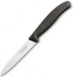 Victorinox Swiss Classic Μαχαίρι Κουζίνας Οδοντωτό, Μυτερό Από Ανοξείδωτο Ατσάλι Σε Μαύρο 10cm (6.7733) - Image 3