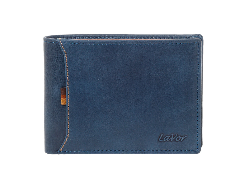 6173_BLUE_1 copy Lavor 1-6173 Δερμάτινο Ανδρικό Πορτοφόλι Με RFID Μπλε - Image 1