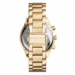 Michael Kors Brinkley Ρολόι Χρονογράφος Με Χρυσό Μεταλλικό Μπρασελέ MK6187 - Image 2