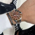 Emporio Armani Ρολόι με Μεταλλικό Μπρασελέ Diver AR11340 - Image 5