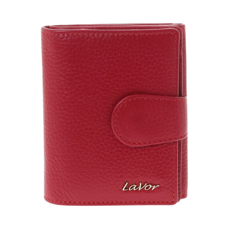 Lavor 1-6162 Δερμάτινο Μικρό Γυναικείο Πορτοφόλι Με RFID Κόκκινο - Image 1
