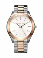 Michael Kors Slim Runway Ρολόι με Ροζ Χρυσό Μεταλλικό Μπρασελέ MK3204