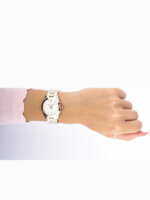 Michael Kors Slim Runway Ρολόι με Ροζ Χρυσό Μεταλλικό Μπρασελέ MK3204 - Image 4