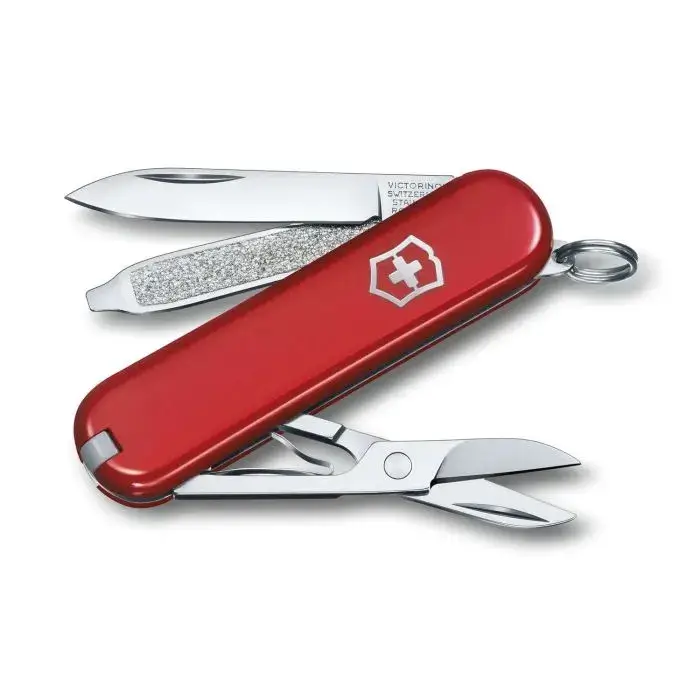 victorinox sak_0-6223_s1-1 Victorinox Classic SD Ελβετικός Σουγιάς Με 7 Λειτουργίες Σε Κόκκινο 58mm (0.6223.G) - Image 1