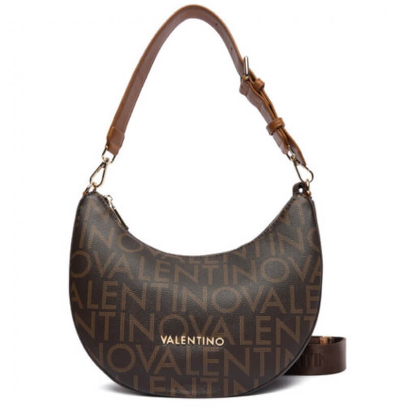 valentino-gynaikeia-tsanta-omou-chiasti-regina-re-vbs9is07-skouro-kafe Valentino Bags Regina Re VBS9IS07 Γυναικεία Τσάντα Χειρός / Ώμου Σε Καφέ - Image 1