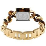 Michael Kors Stainless Steel Bracelet Καφέ Χρυσό Μεταλλικό Μπρασελέ MK4808 - Image 3