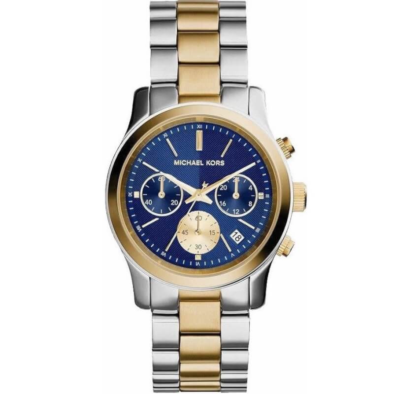 Michael Kors Runway Ρολόι Χρονογράφος Με Ασημί Μεταλλικό Μπρασελέ MK6165