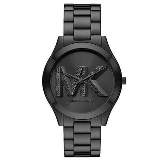 Michael Kors Slim Runway Ρολόι Με Μαύρο Μεταλλικό Μπρασελέ MK4734 - Image 1