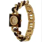 Michael Kors Stainless Steel Bracelet Καφέ Χρυσό Μεταλλικό Μπρασελέ MK4808 - Image 2