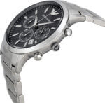 Emporio Armani Renato Ρολόι Χρονογράφος με Ασημί Μεταλλικό Μπρασελέ AR2434 - Image 2