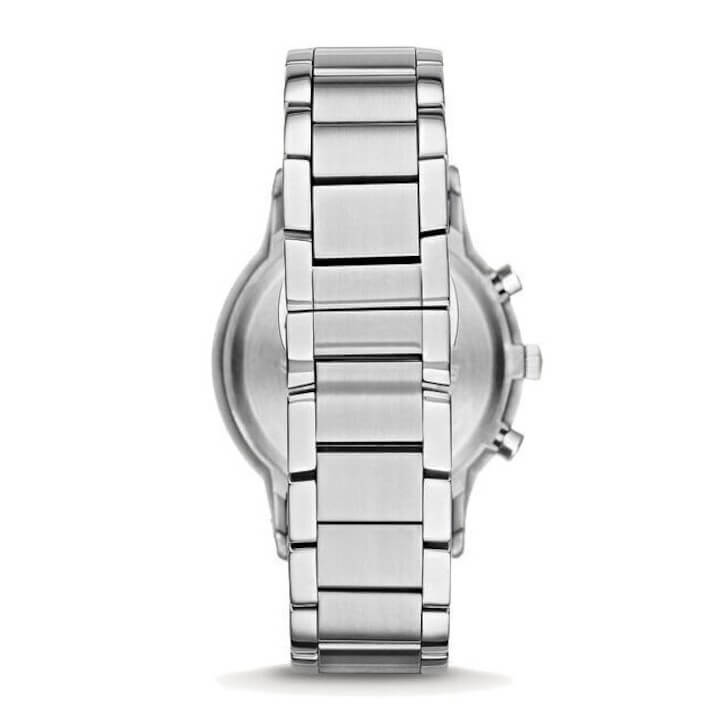 Emporio Armani Renato Ρολόι Χρονογράφος με Ασημί Μεταλλικό Μπρασελέ AR2448 - Image 3