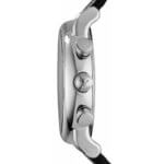 Emporio Armani Ρολόι Χρονογράφος Classic με Δερμάτινο Λουράκι σε Μαύρο AR1733 - Image 6