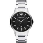 Emporio Armani Renato Ρολόι Χρονογράφος με Ασημί Μεταλλικό Μπρασελέ AR2457 - Image 2