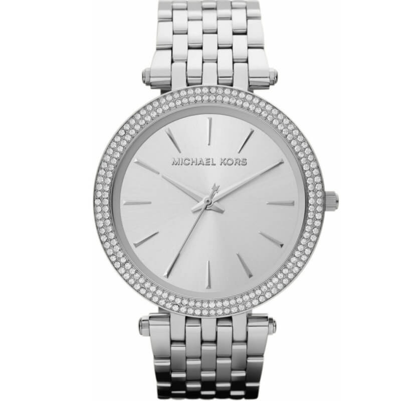 Michael Kors Stainless Steel Bracelet Darci Ρολόι Με Ασημί Μεταλλικό Μπρασελέ MK3190