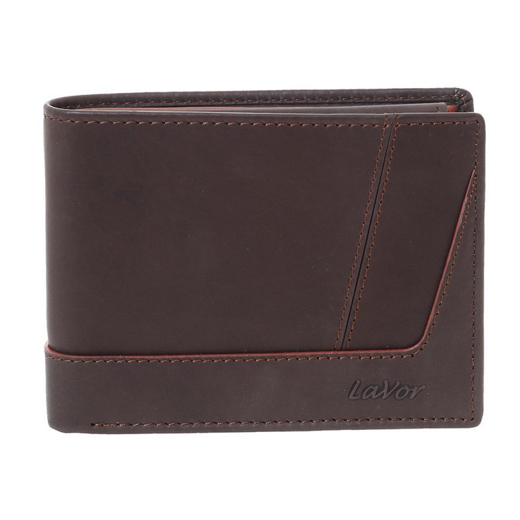 Lavor 1-6170 Δερμάτινο Ανδρικό Πορτοφόλι Με RFID Καφέ - Image 1