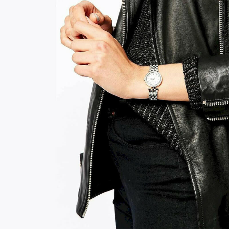 Michael Kors Stainless Steel Bracelet Darci Ρολόι Με Ασημί Μεταλλικό Μπρασελέ MK3294 - Image 5