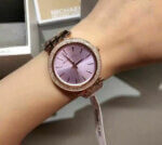 Michael Kors Stainless Steel Bracelet Darci Ρολόι Με Ροζ Χρυσό Μεταλλικό Μπρασελέ MK3400 - Image 3