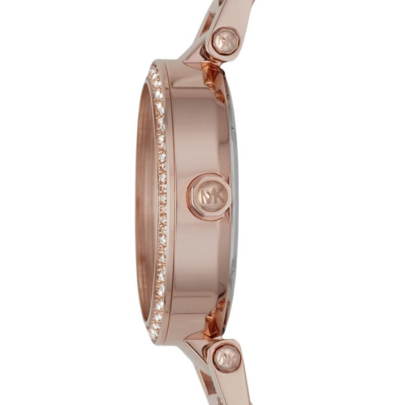 Michael Kors Parker Ρολόι Χρονογράφος Με Μεταλλικό Μπρασελέ σε Ροζ Χρυσό χρώμα MK5616 - Image 5