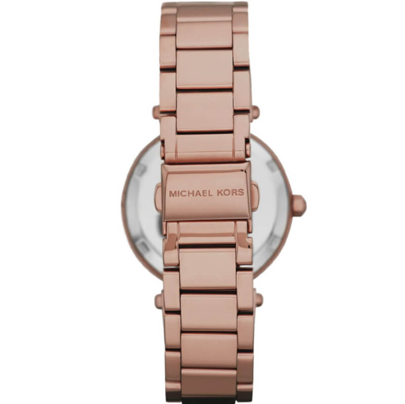 Michael Kors Parker Ρολόι Χρονογράφος Με Μεταλλικό Μπρασελέ σε Ροζ Χρυσό χρώμα MK5616 - Image 4