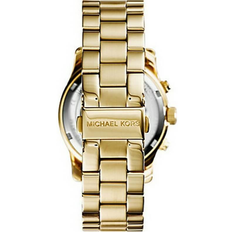 Michael Kors Runway Ρολόι Χρονογράφος Με Χρυσό Μεταλλικό Μπρασελέ MK6162 - Image 2