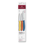 Victorinox Swiss Classic Paring Knife Με Μήκος Λεπίδας 8-11cm Από Ανοξείδωτο Ατσάλι Πολύχρωμα Set 3 ΤΕΜ (6.7116.32C1)