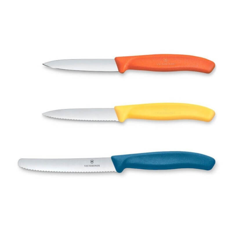 Victorinox Swiss Classic Paring Knife Με Μήκος Λεπίδας 8-11cm Από Ανοξείδωτο Ατσάλι Πολύχρωμα Set 3 ΤΕΜ (6.7116.32C1) - Image 2