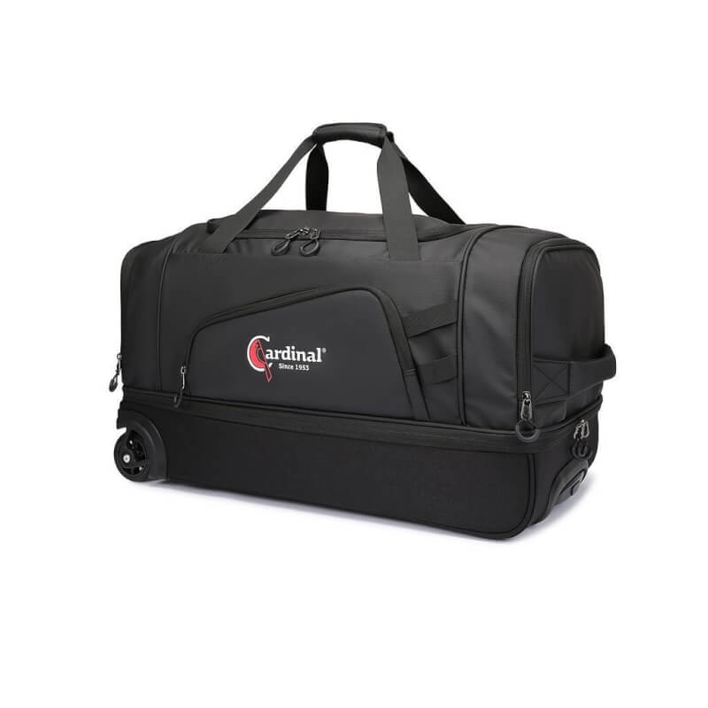 cardinal_sak_vouagiaz_48lt_mayro_yfasmatino_m55xp28xy31ek_8506 Τροχοτσάντα Ταξιδιού Cardinal 55cm 8506 Σε Μαύρο 48Lt - Image 1