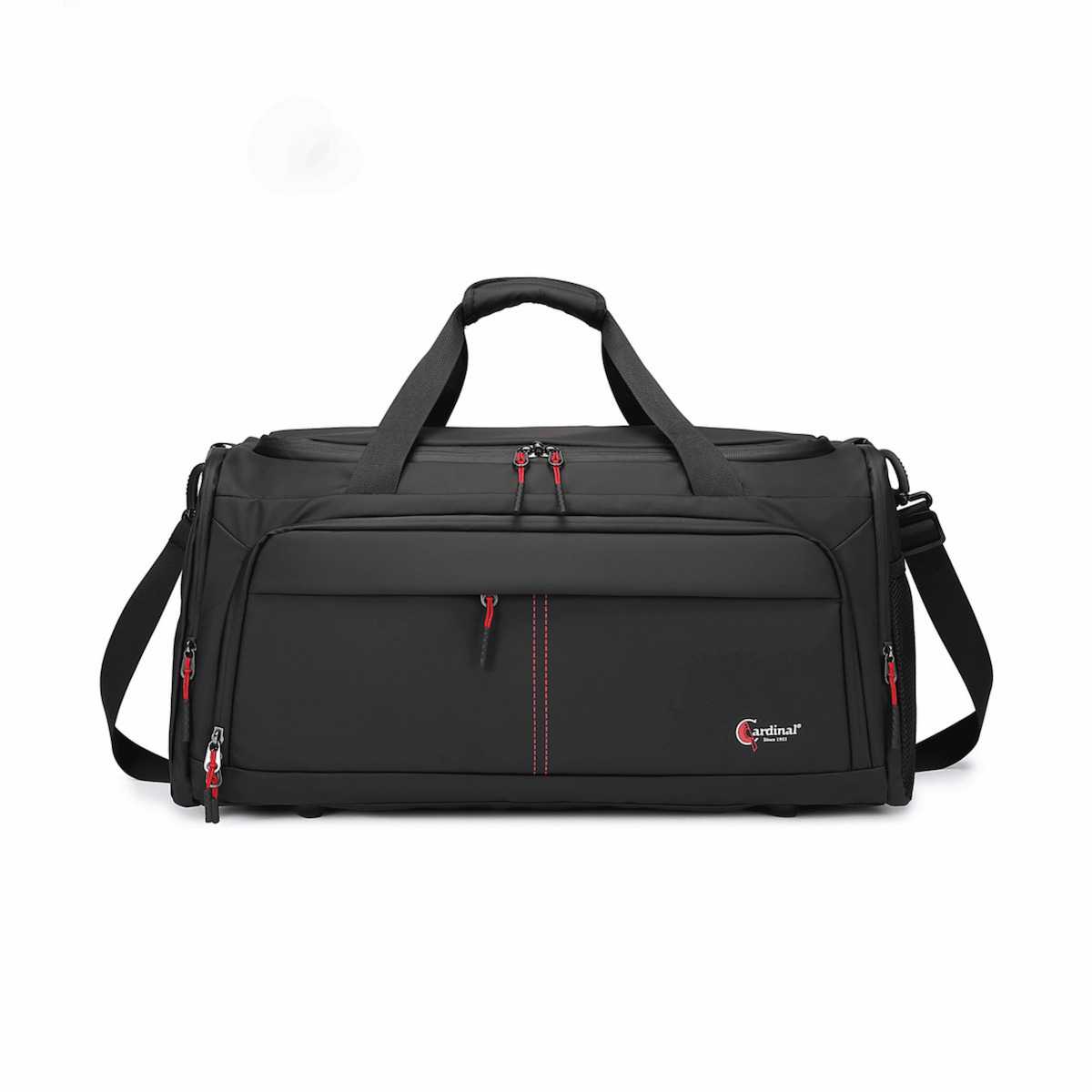 cardinal_sak_vouagiaz_mayro_yfasmatino_m60xp28xy29ek_8357 Σάκος Ταξιδίου 60Χ28Χ29 Cardinal 8357 Σε Μαύρο 49Lt - Image 1