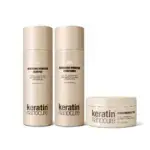 Keratin Nanocure Nourishing Hydration Set Trio (Shampoo 500ml, Conditioner 500ml, Mask 250ml)