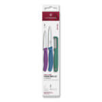 Victorinox Swiss Classic Paring Knife & Αποφλοιωτής Swiss Classic Με Μήκος Λεπίδας 8-10cm Από Ανοξείδωτο Ατσάλι Πολύχρωμα Set 3 ΤΕΜ (6.7116.33C1)