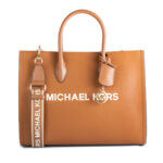 Michael Kors 35R5G7ZT2LLUG Δερμάτινη Γυναικεία Τσάντα Χειρός / Ώμου Σε Καφέ