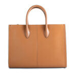 Michael Kors 35R5G7ZT2LLUG Δερμάτινη Γυναικεία Τσάντα Χειρός / Ώμου Σε Καφέ - Image 3