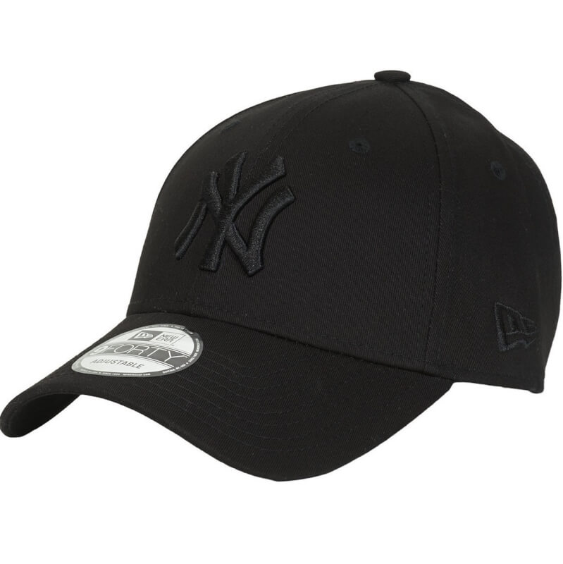 new_era_ny_yankees_essential_9forty_80468932_gynaikeio_jockey_mayro Ανδρικό Καπέλο New Era MLB LEAGUE ESS 940 80468932 Σε Μαύρο - Image 1
