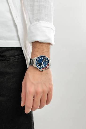Emporio Armani Renato Ρολόι με Ασημί Μεταλλικό Μπρασελέ AR11339 - Image 3