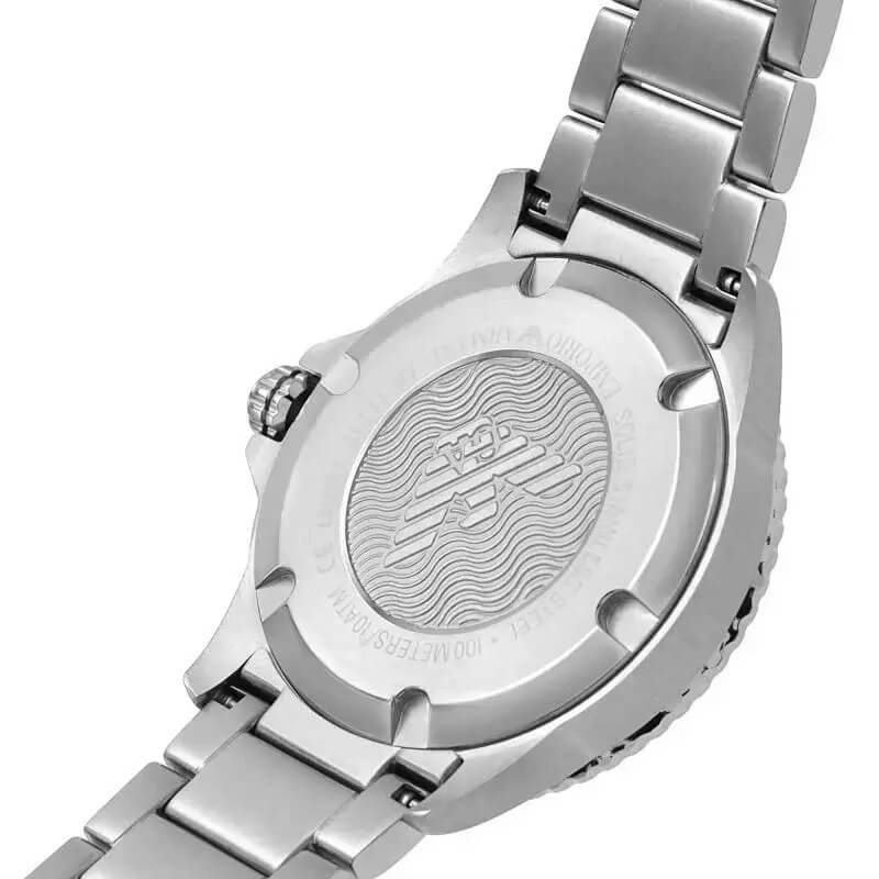 Emporio Armani Renato Ρολόι με Ασημί Μεταλλικό Μπρασελέ AR11339 - Image 2