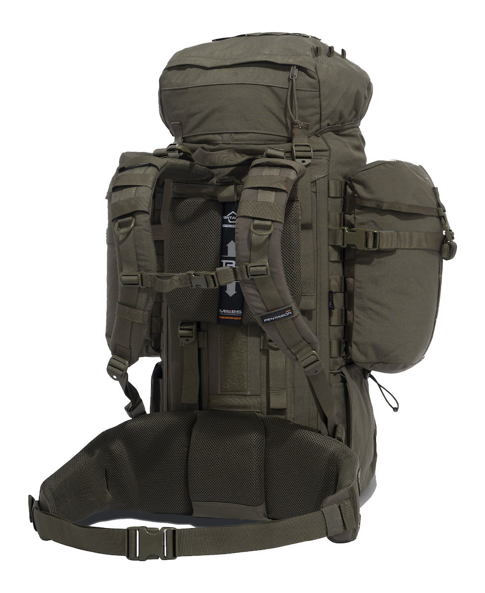 Pentagon Deos Σακίδιο Πλάτης K16105-01 Σε Χρώμα Μαύρο 65Lt - Image 5
