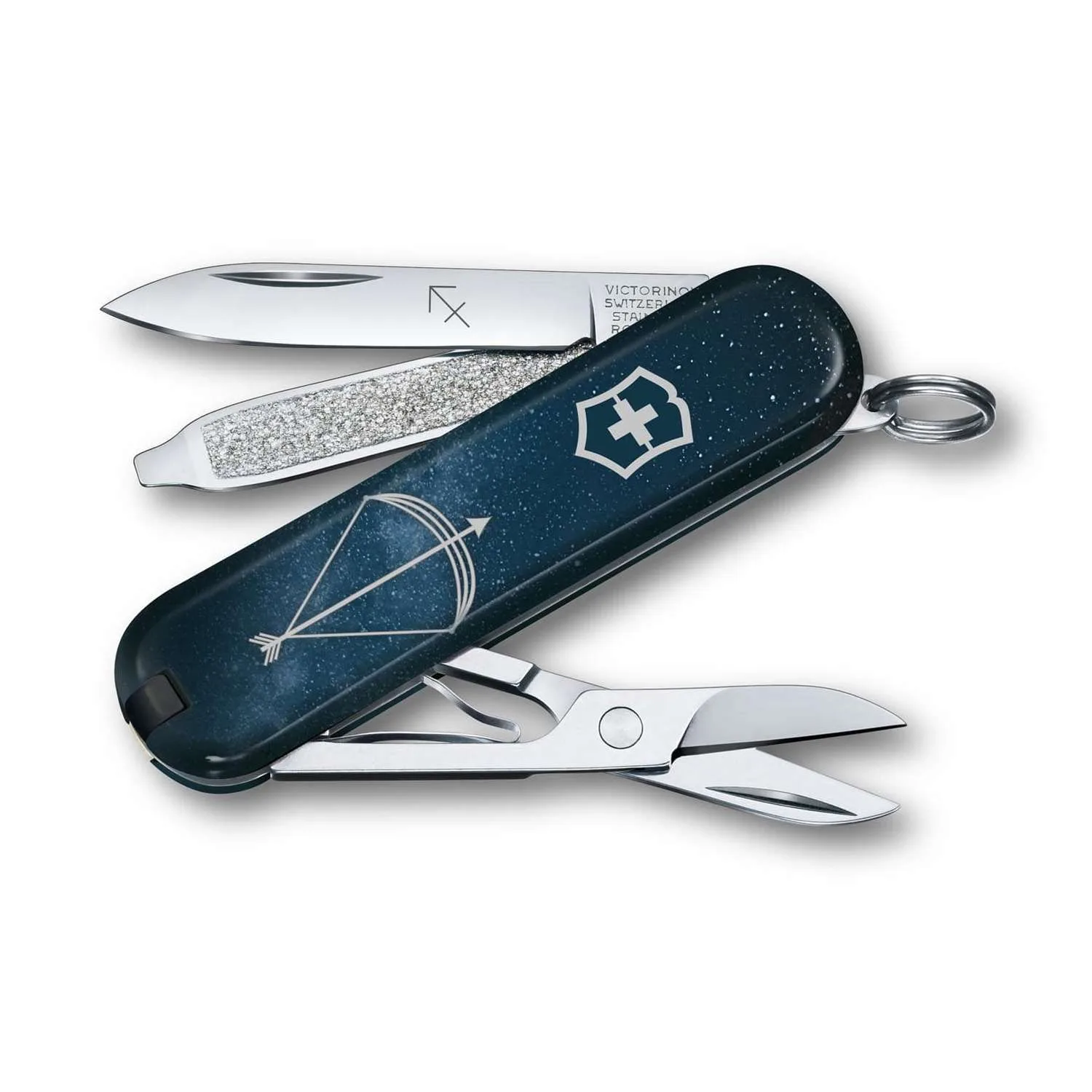 sak_0.6223.2sag_s1 Victorinox Classic SD Ελβετικός Σουγιάς Με 7 Λειτουργίες Τοξότης Zodiac Collection Σε Μπλε 58mm (0.6223.2SAG) - Image 1