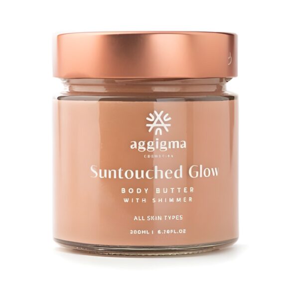 Βούτυρο σώματος Aggigma Cosmetics Body Butter with Shimmer Suntouch Glow, 200 ml