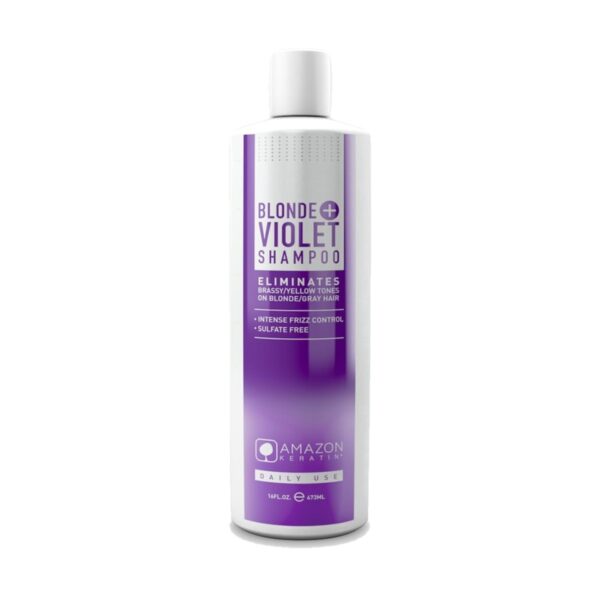 Σαμπουάν για ξανθά μαλλιά Amazon Keratin Blonde Violet Shampoo, 473 ml