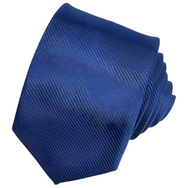 Λεπτή μονόχρωμη ανδρική γραβάτα Original Men's Fashion 6 εκ., navy blue